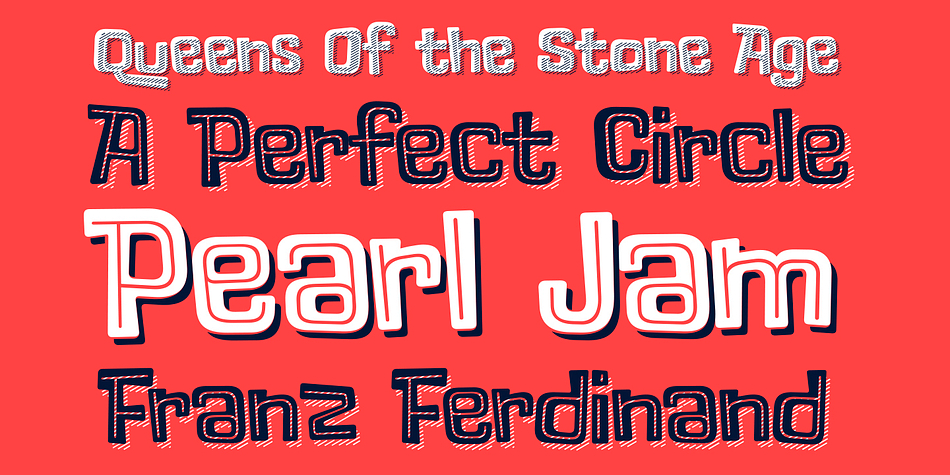 Emphasizing the popular Lolapeluza font family.