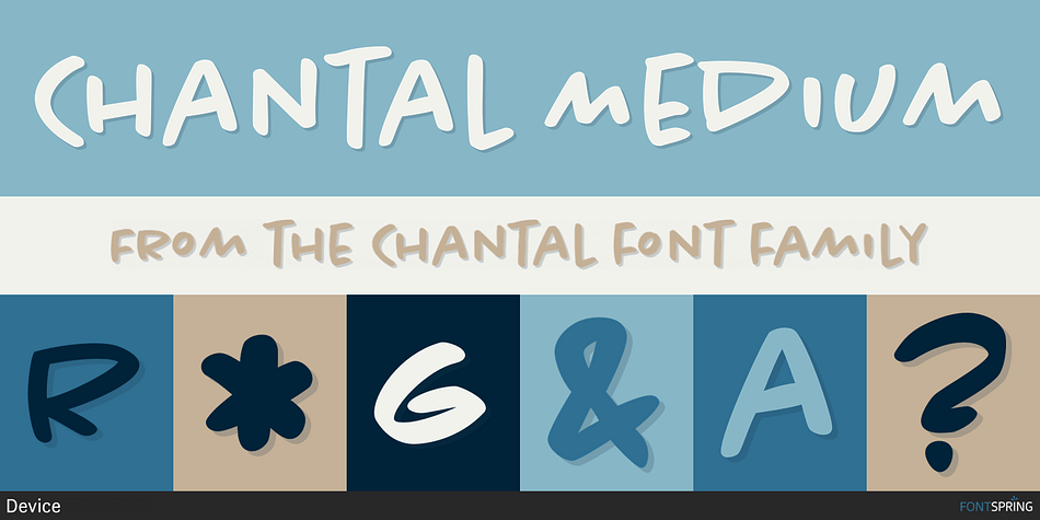 Chantal Medium Font