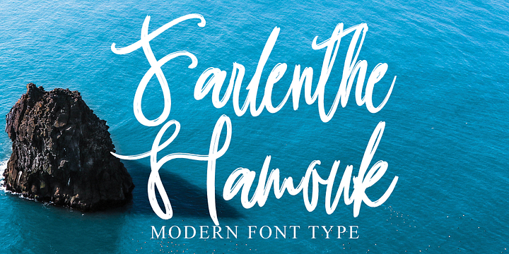 Farlenthe Hamouk font family by Ayska