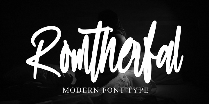 Romtherfal font family by Ayska