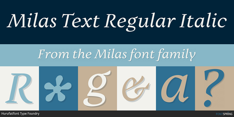 Milas Text Font