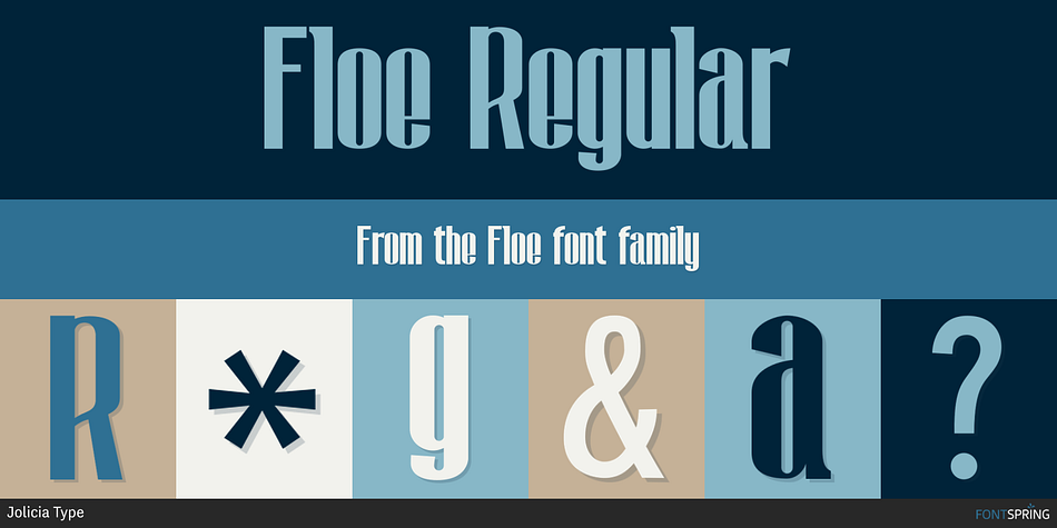 Floe Regular Font