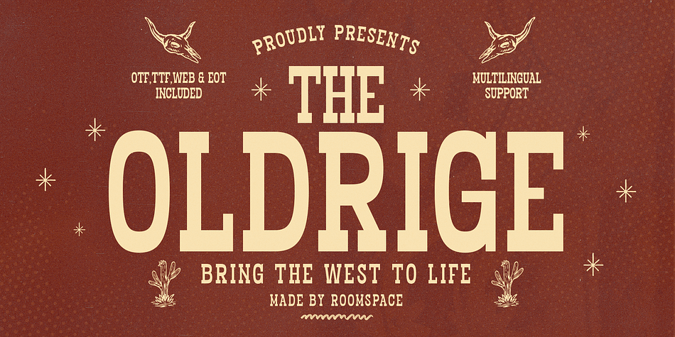 Oldridge Rounded Outline Font