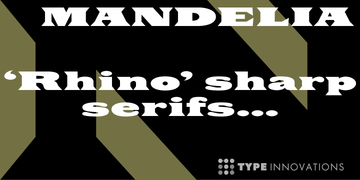 Great for headlines that pack a punch, logos, posters, sinage and because it was well designed can even be used in body copy at various point sizes.