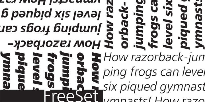 FreeSet Font