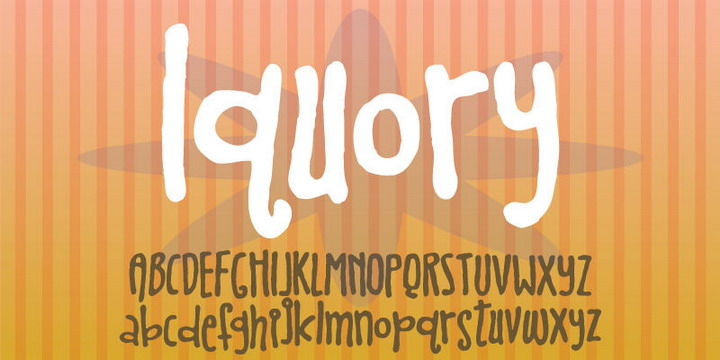 Displaying the beauty and characteristics of the Iquory font family.