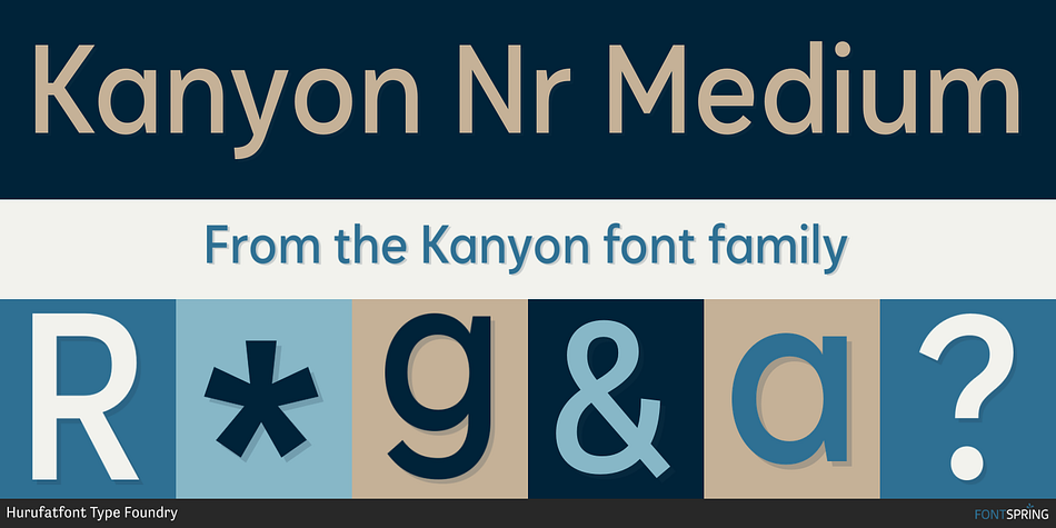 Kanyon Narrow Font