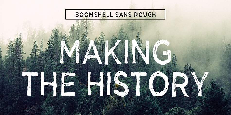 Highlighting the Boomshell font family.