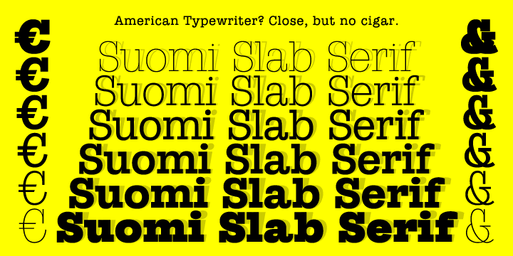 Displaying the beauty and characteristics of the Suomi Slab Serif font family.