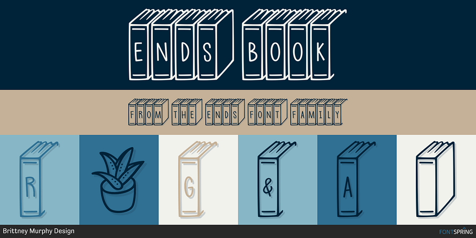 Ends Book Font