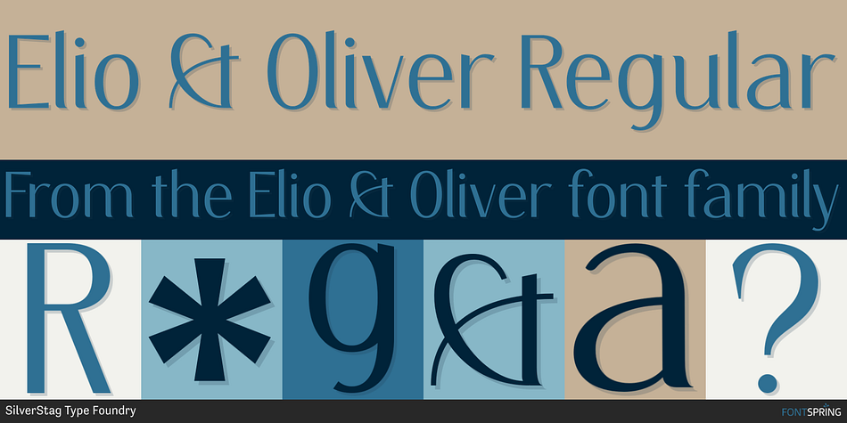 Elio & Oliver Regular Font