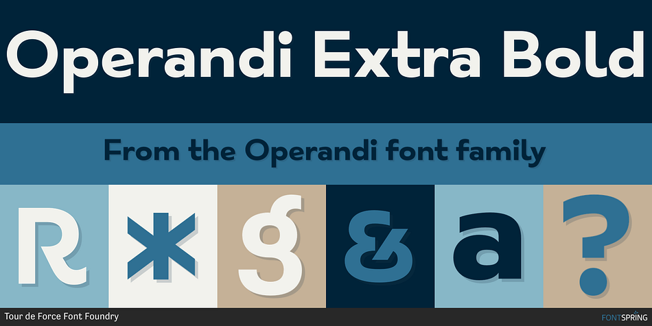 Operandi Extra Bold Font