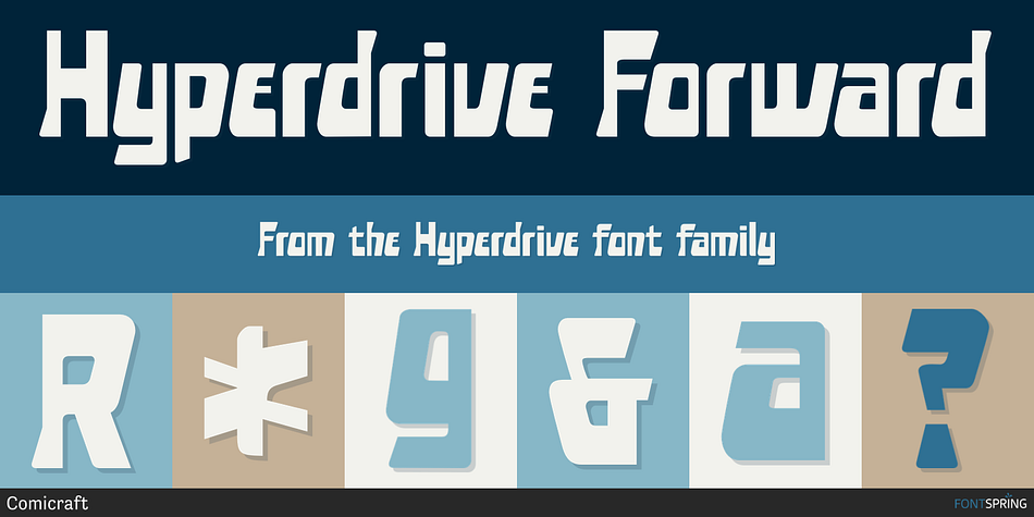 Hyperdrive Forward Font