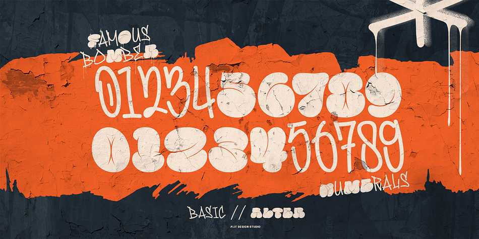 Famous Bomber Font