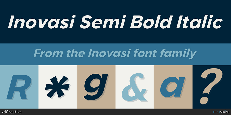 Inovasi Semi Bold Italic Font