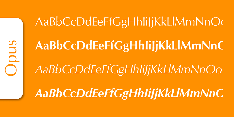 Opus Pro Font