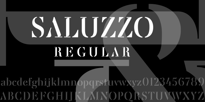 What makes Saluzza unique is that it was approached from a calligraphic point of view.