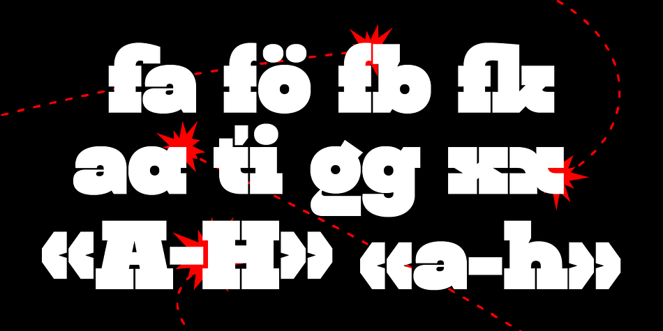 Designed by Alexander Lubovenko, Bombarda is a display slab font  and was published by ParaType.