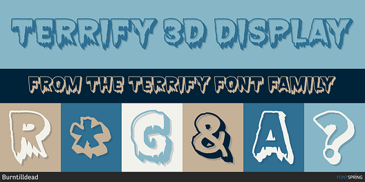 Fonts similar to Terrify