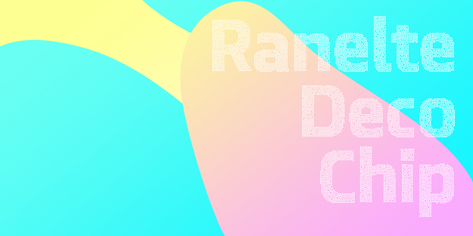 Now, Ranelte Deco, a new variant on the classic-inspired font, makes a more specific statement with some unique styles that are clearly contemporary.