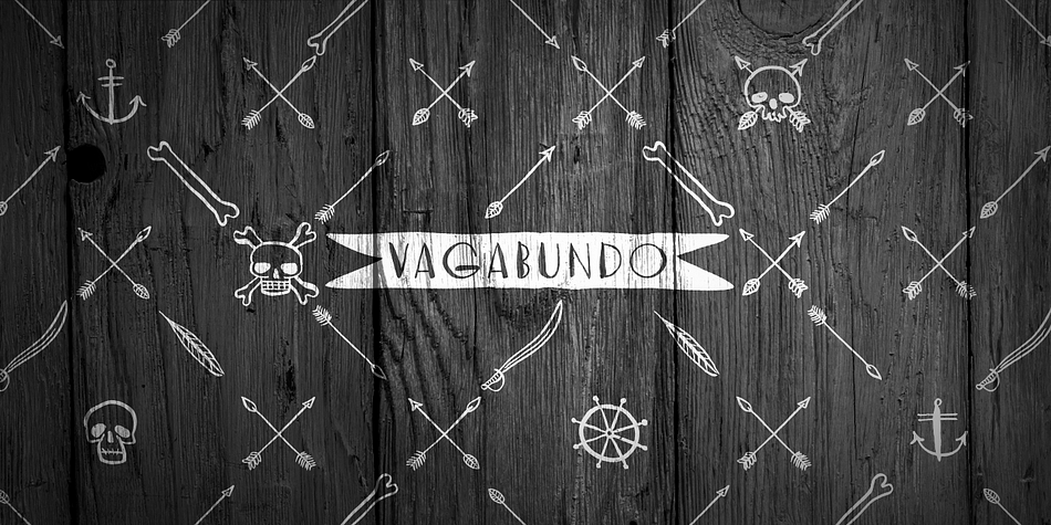 Highlighting the Vagabundo font family.