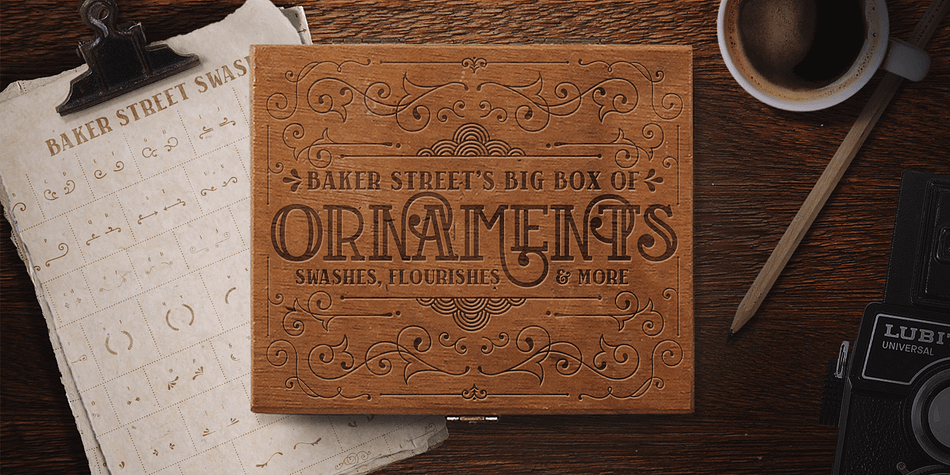 The family comprises regular, italic, inline and a rustic textured style.