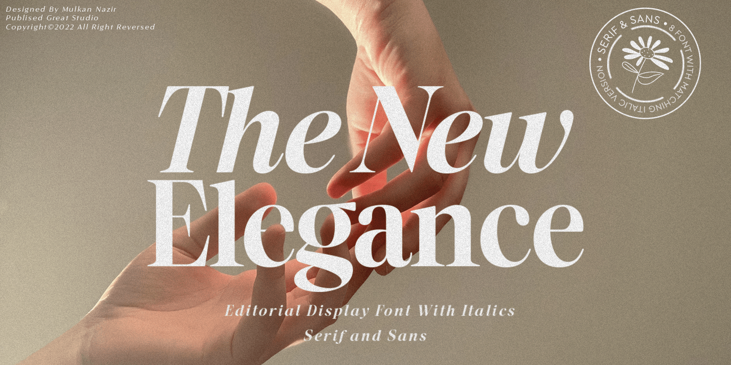 The New Elegance Font