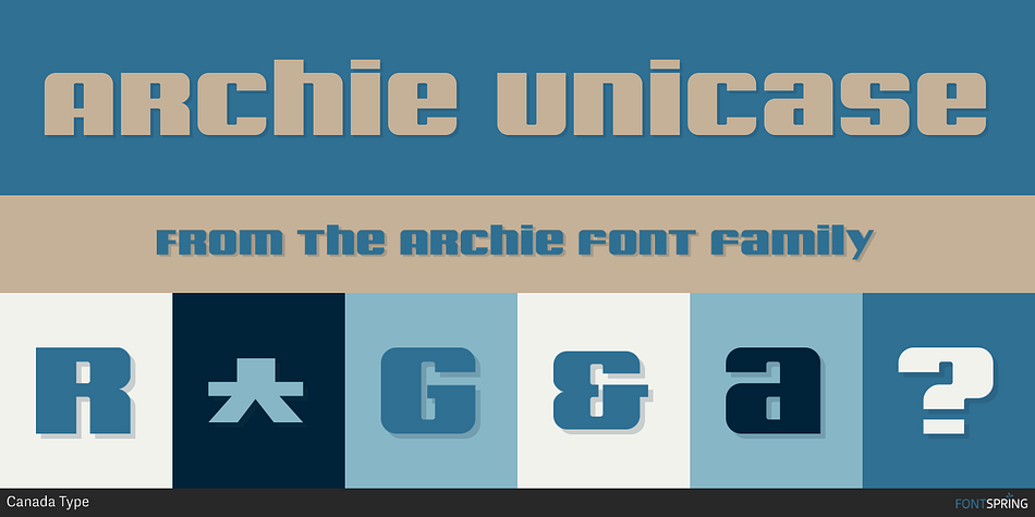 Archie Unicase Font