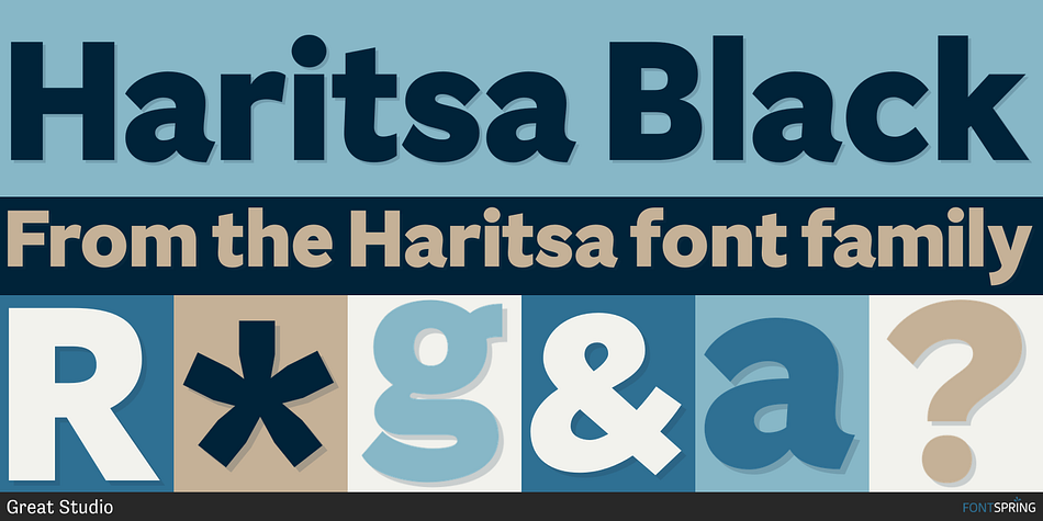 Haritsa Black Font