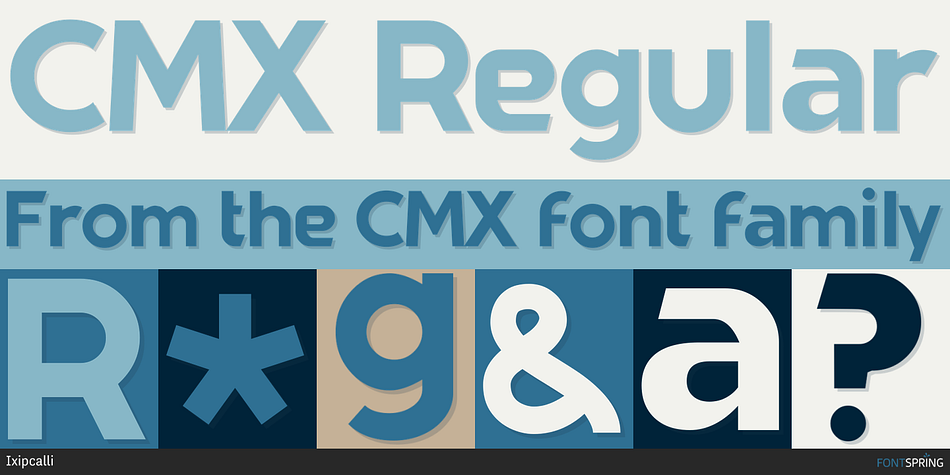 CMX Regular Font
