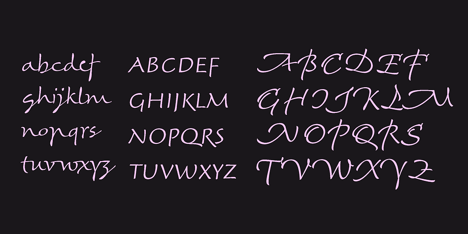 To continue this rich and lively pace, letters are not systematically connected.