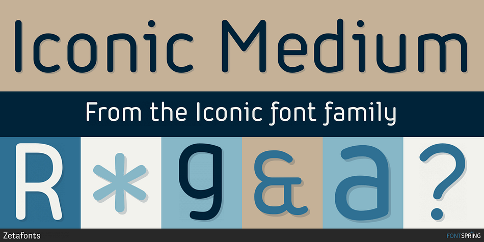 Iconic Medium Font
