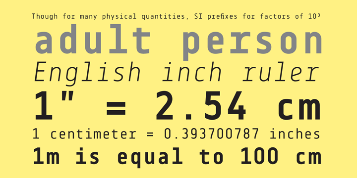 Centima Mono is released in OpenType format with support for most European languages and includes some opentype features.