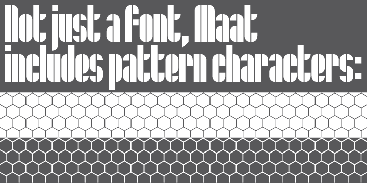 Maat is a loose interpretation of a hand lettered alphabet by the late Dutch designer Jurrian Schrofer called Sans Serious which was included in Wim Crouwel’s publication Letters of Maat.