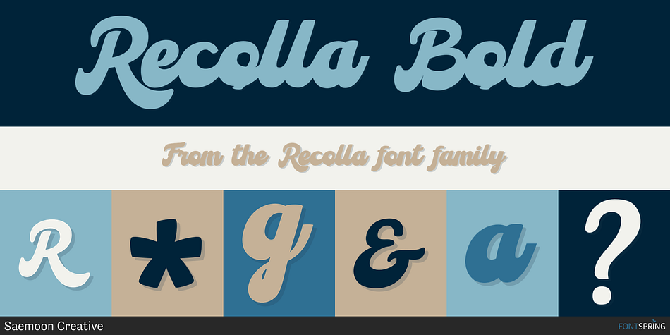 Recolla Bold Font