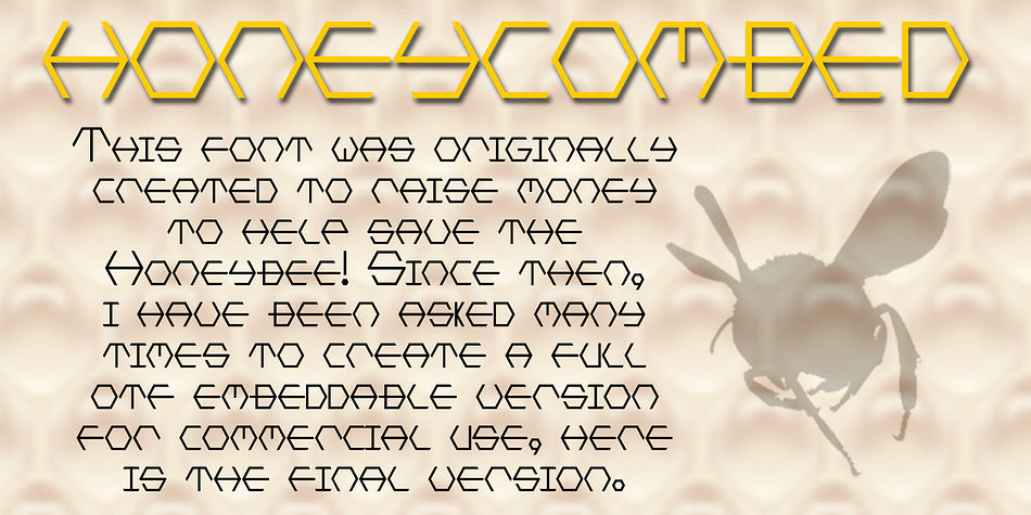 Originally created for the shear enjoyment of playing with the Hexagonal Honeycombed Shape and what I could do with it.