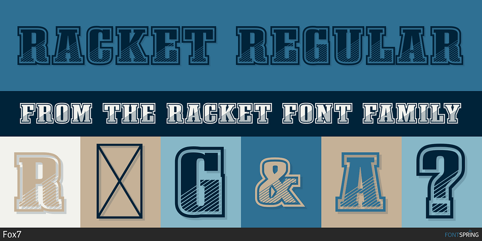Racket Regular Font