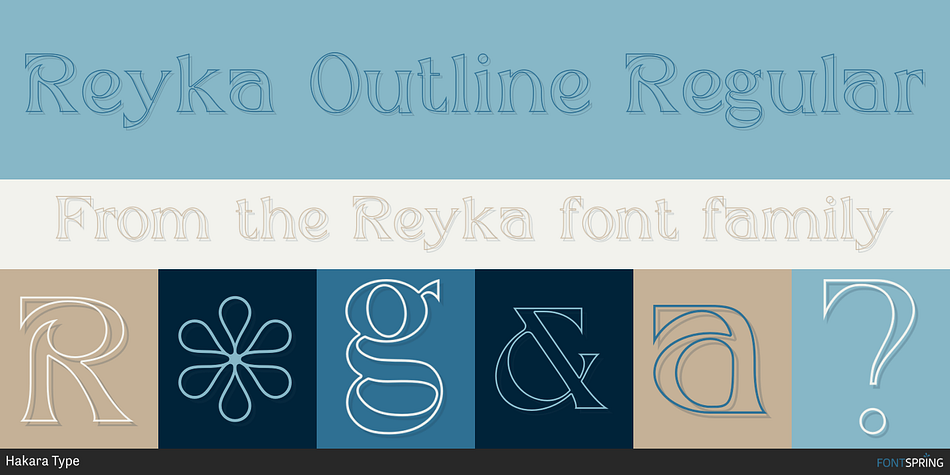 Reyka Outline Regular Font