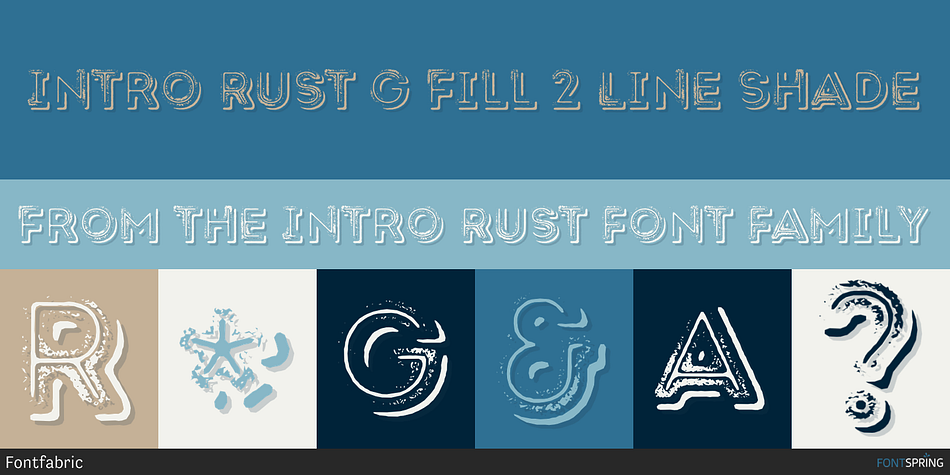 Intro Rust Grunge Font