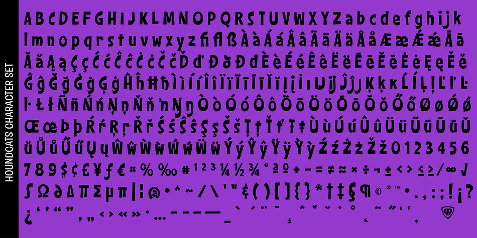 Highlighting the Houndcats PB font family.