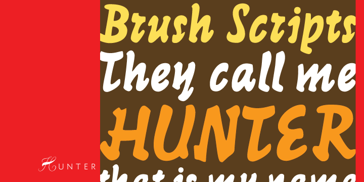 Many of the fonts available from Canada Type are revivals of historic brush scripts (such as Bruschetta, Coffee Script, Puma, Tiger Script).