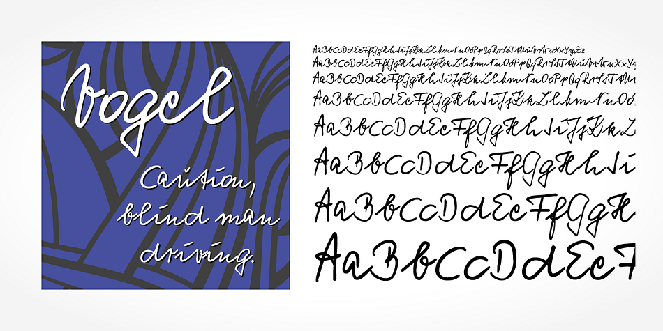 “Vogel Handwriting Pro” is a beautiful typeface that mimics true handwriting closely.