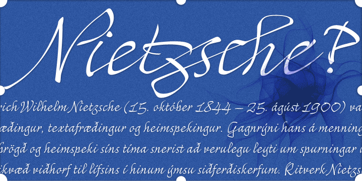 Mayence also contains several ligatures based on common words in English and Spanish, exclusive ligatures with numbers and another standard, discretionary, historic and Unicode ligatures.