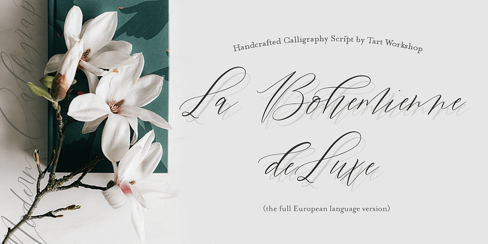 free font similar to la bohemienne