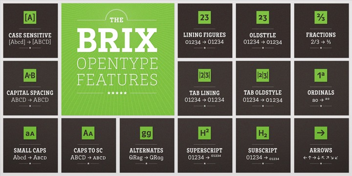 Brix Slab is intended to be used in applications like magazines, newspapers and digital devices.