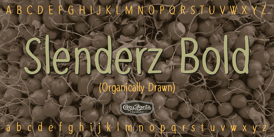 Slenderz is the 9th font family from CozyFonts Foundry.