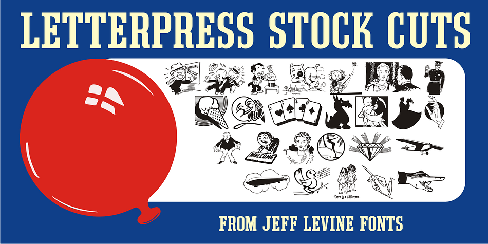 Letterpress Stock Cuts JNL is another assemblage of classic cartoons and illustrations re-drawn from vintage source material.