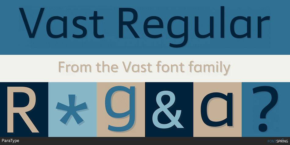 Vast Regular Font
