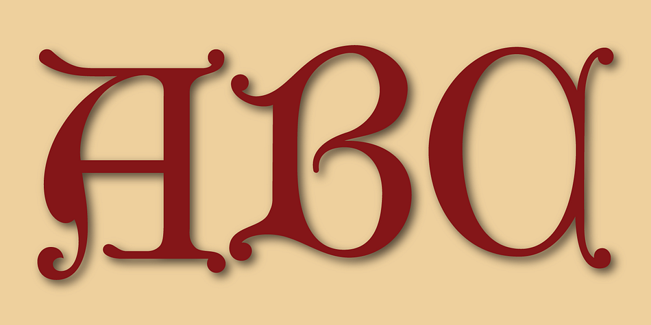 Emphasizing the favorited Gothic Initials font family.