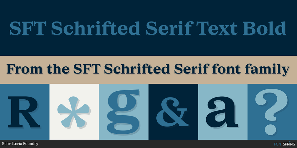 SFT Schrifted Serif Text Bold Font